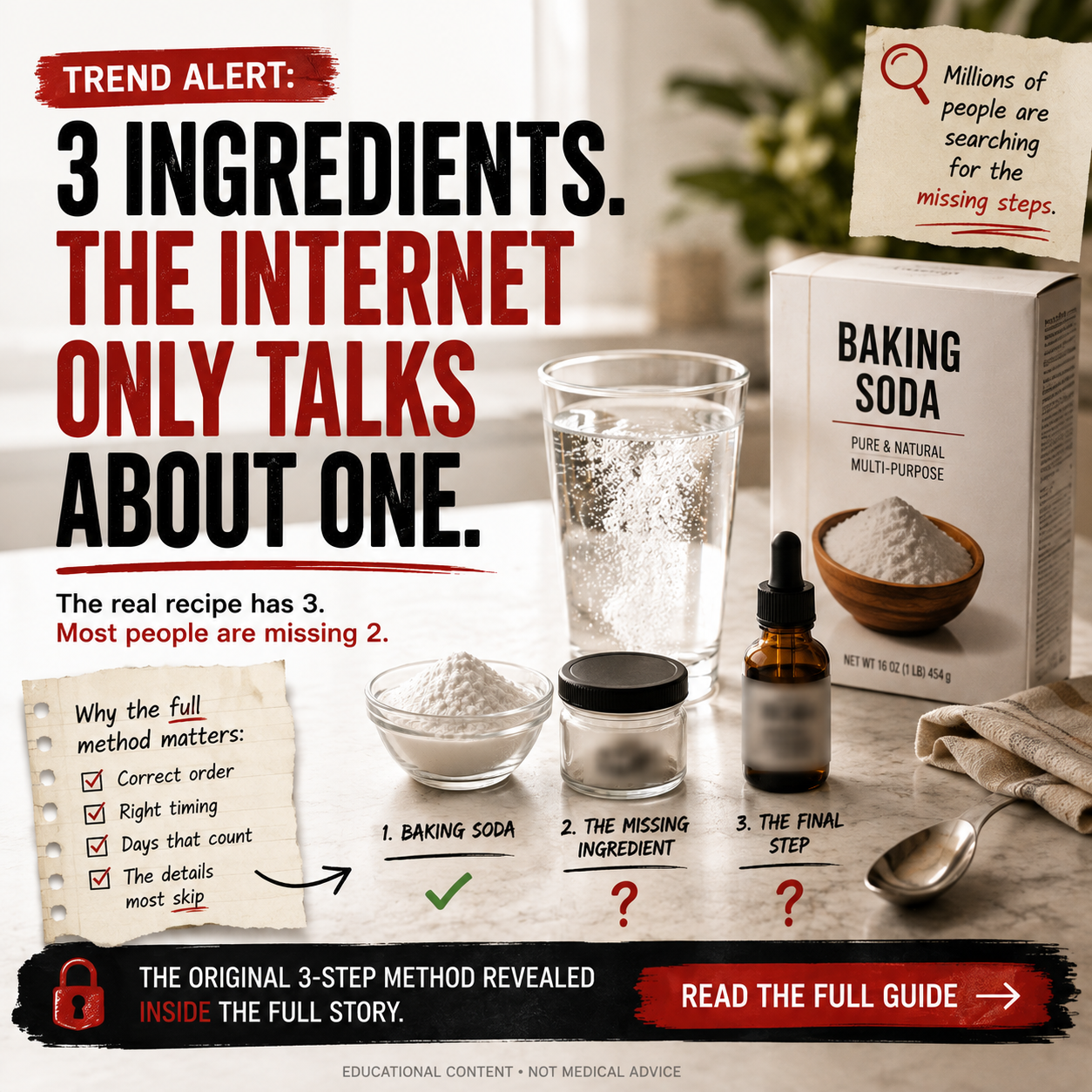 3 Ingredients trend alert