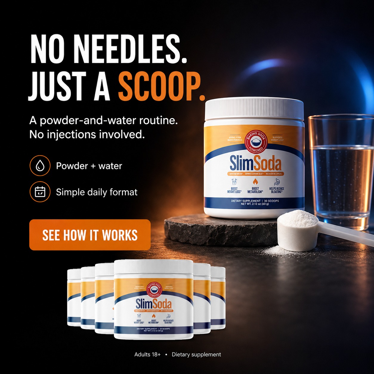 No needles just a scoop